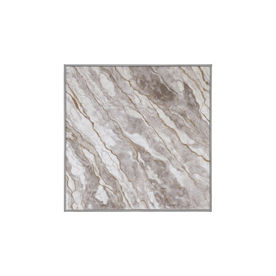 Tapis gris soyeux et moelleux