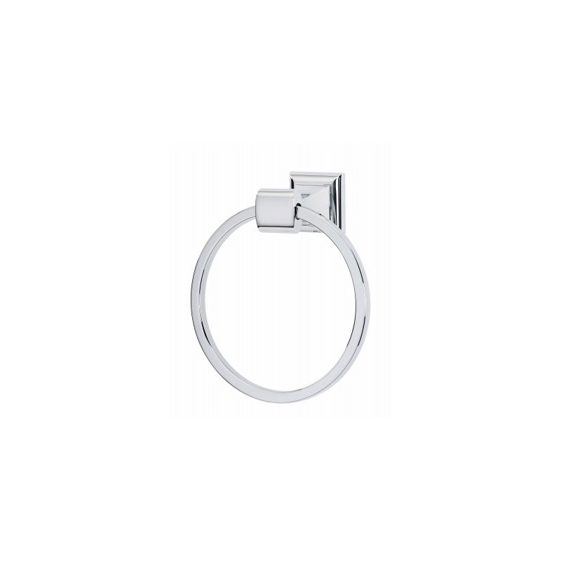 Manhattan Wall Mounted Towel Ring, Polished Chrome