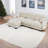 Compression Cozy Chenille Sectionals, Modern Pleated L Shape For Home