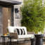 1-Light Matte Black Outdoor Wall Lantern with Clear Glass Shade-1342727956