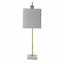 Lampe de table en métal 9 x 14,3 x 25,2 po