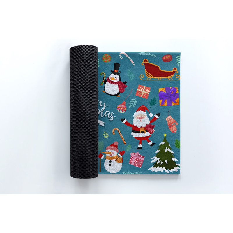 Non-Slip Christmas Outdoor Doormat