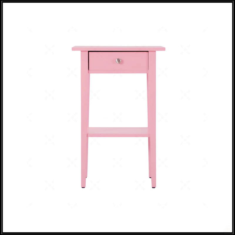 Table de chevet Dalton, Rose