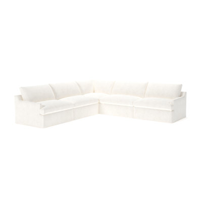 Wrenley 5-Piece Slipcovered Modular Sectional