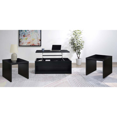 Ensemble de tables basses à plateau relevable 3 pièces Canyon