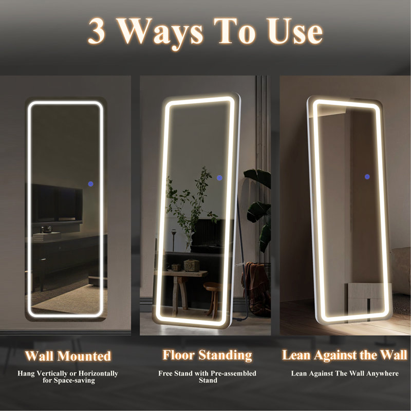 Sophisticated Standing Mirror With Captivating Design And Premium Quality