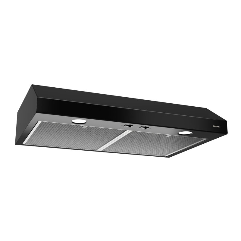 Broan Black 36-Inch Convertible Under-Cabinet Range Hood