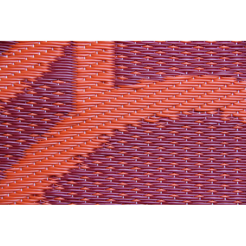 Mad Mats Hand Hooked Red Indoor/Outdoor Rug | Wayfair