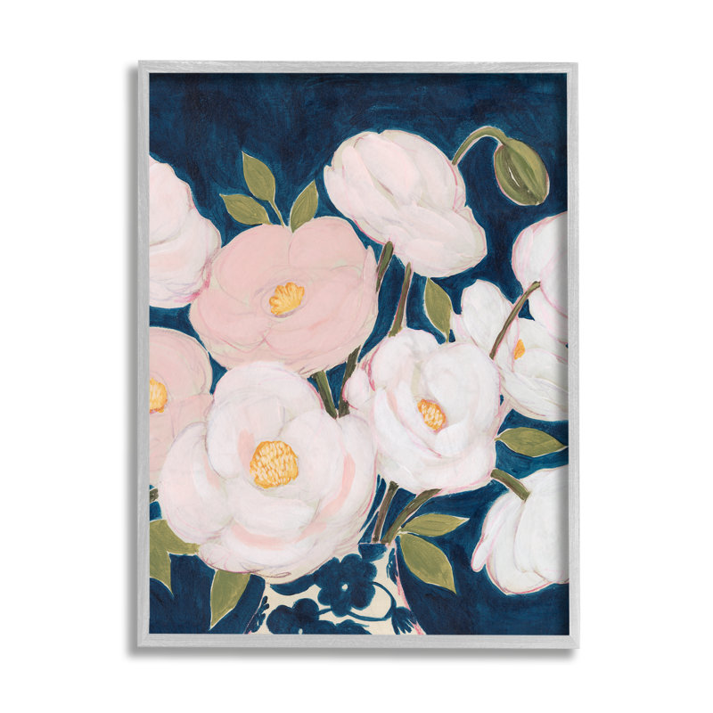 «Luminous Floral Bouquet» par Grace Popp, impression sur toile, H 20 po x l 16 po, Estampe numérique Farmhouse