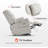 Platz Dual Motor Power Recliner Lift Chair with Massage and Dual Heating, Adjustable Headrest, Faux Leather-127260198