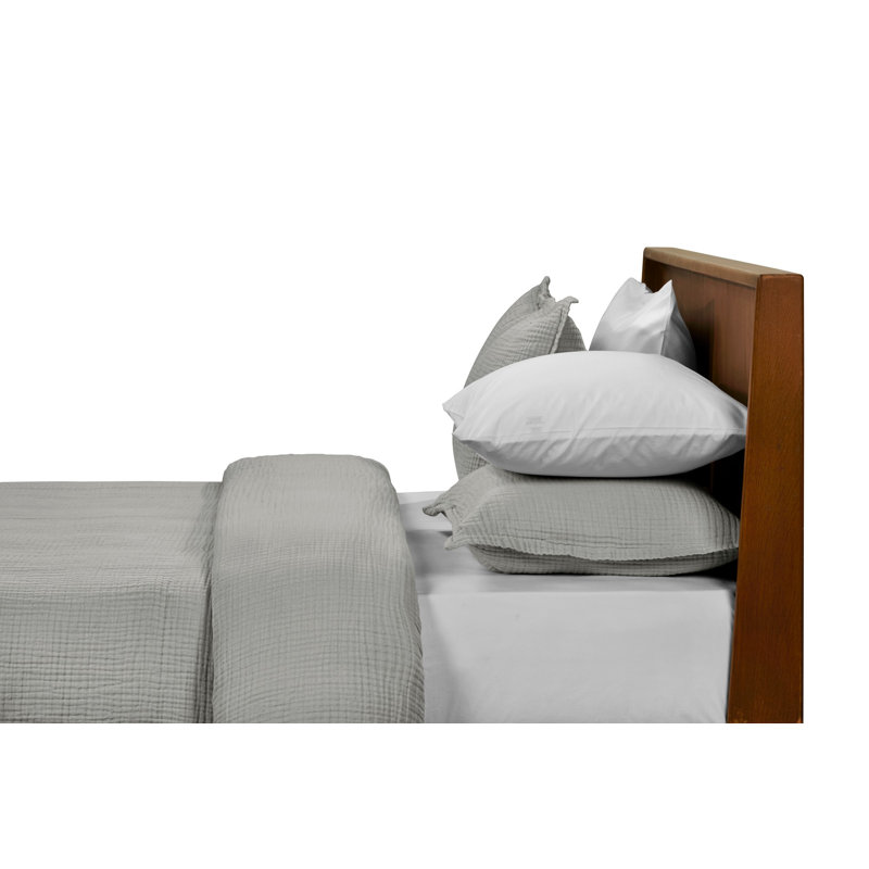 Cvijetko No Pattern Duvet Cover, Grey, 220 x 240cm Duvet Cover + 2 Pillowcases