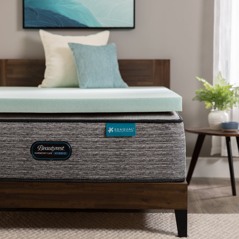 Beautyrest ThermaGel Deluxe Memory Foam Mattress Topper, Twin, 3"