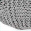 Pouf rond en coton Yuny - 20 x 20 x 14 pouces | Coton | Rond