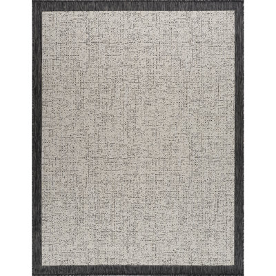 Marmarth Indoor & Outdoor Boho Rug Ivory/Grey
