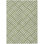 3' X 5' Olive Green And Ivory Geometric Washable Indoor Outdoor Area Rug