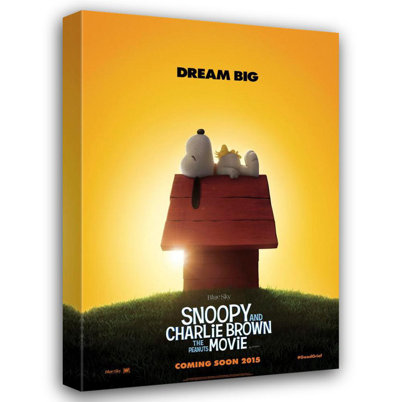 Snoopy and Charlie Brown, 24" H x 16" W