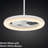Aashini 13'' Ceiling Fan with LED Lights
