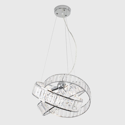 1 - Light Chrome Novelty Pendant