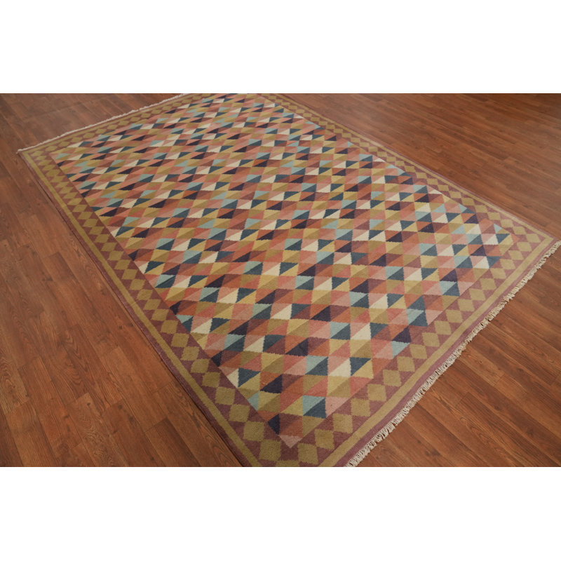 Tapis multicolore 8 pi 3 po x 5 pi 10 po One-of-a-Kind