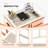 10-drawer Storage Cart Utility Rolling Trolley Kitchen Organizer-171060951