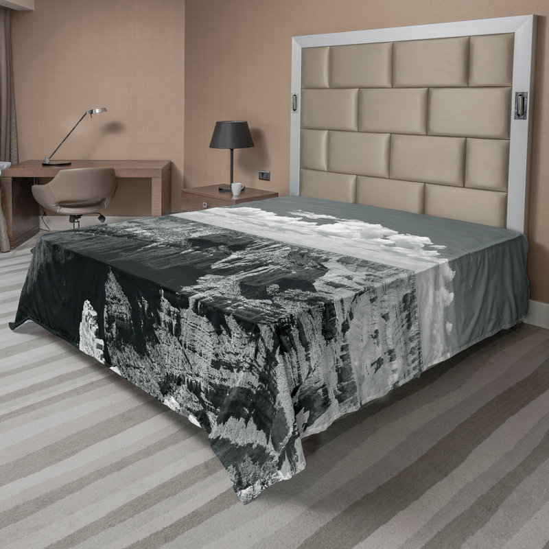 Drap gris Ambesonne