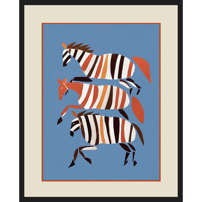 Striped Running Horses