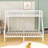 Metal Twin XL Over Queen Bunk Bed With 2 Side Ladder And Guardrails-812587774