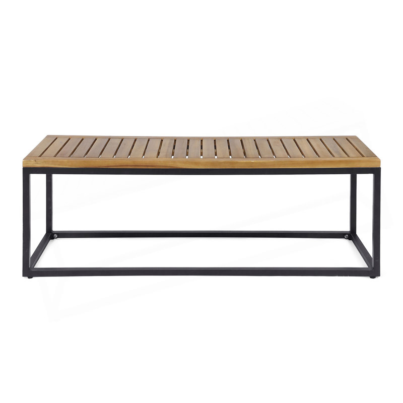 BANC EN BOIS ET MÉTAL JECO INDUSTRIAL