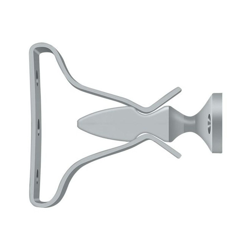 Brass Shutter / Door Accessory, Brushed Chrome