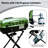 Brand-Man Propane Gas Grill, Portable Standup Grill With Folding Cart & Push-Button Ignition, Ideal For Camping, Tailgating, Bbq, Backyard, Patio & More-121781380