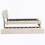 Lit plateforme tapissier simple avec lit gigogne Teddy-1026418871-1026418865