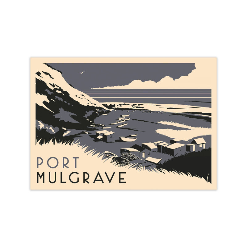 Port Mulgrave by Richard O'Neill - Print, 42cm H x 59cm W x 1cm D, Unframed