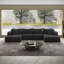 Ciriaca L Shaped Chenille Upholstered Sectional Sofa with 6 Pillows-110571075