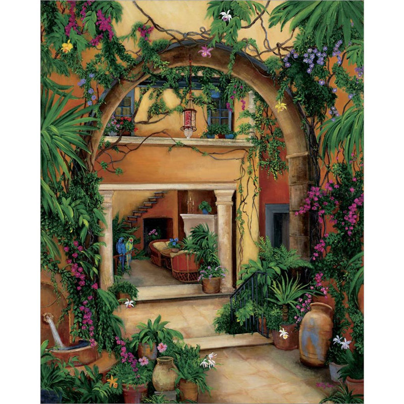 " Hacienda Courtyard "