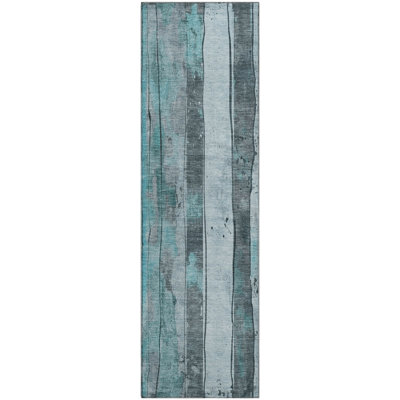 Premium Machine Washable Crestover AMF1874 Stripes Rug