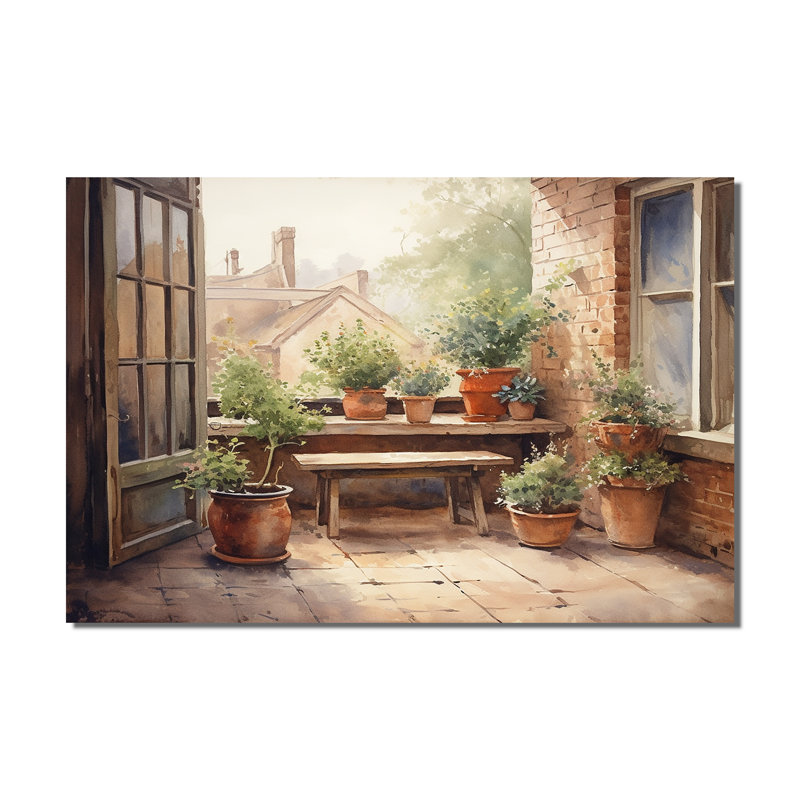 Cottage Cottage, impression sur toile