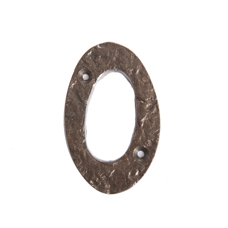 7.8cm H Iron House Number