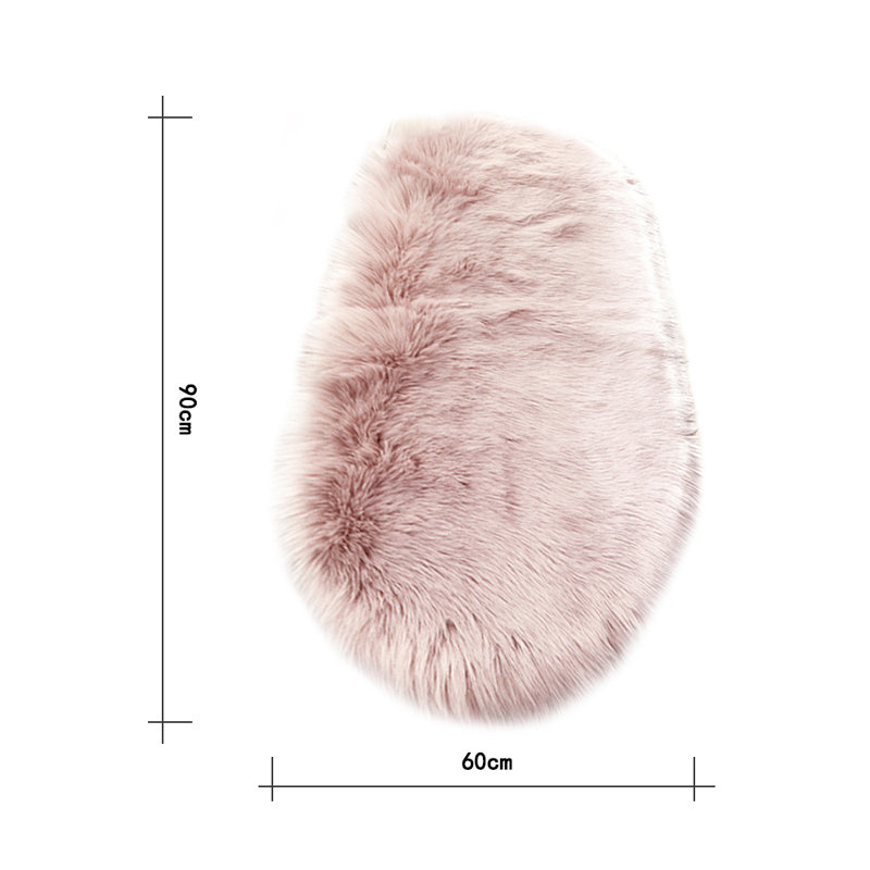 Bendel Handmade Shag Pink Rug, Novelty 60 x 90cm