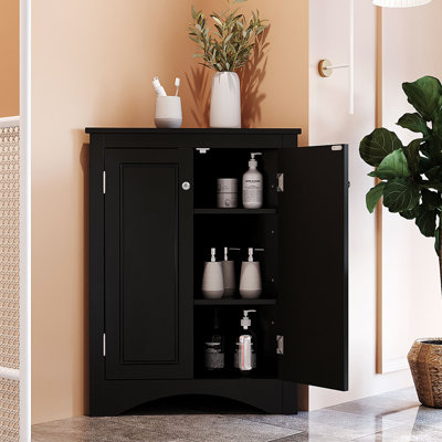 2 - Door Corner Accent Cabinet