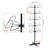 Freestanding 20 Hooks Hat Display Tree Rack