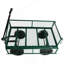 (Green Solid Wheels Wagon) Le chariot de jardin avec outils de roues solides facilite le transport du bois de chauffage-123115712