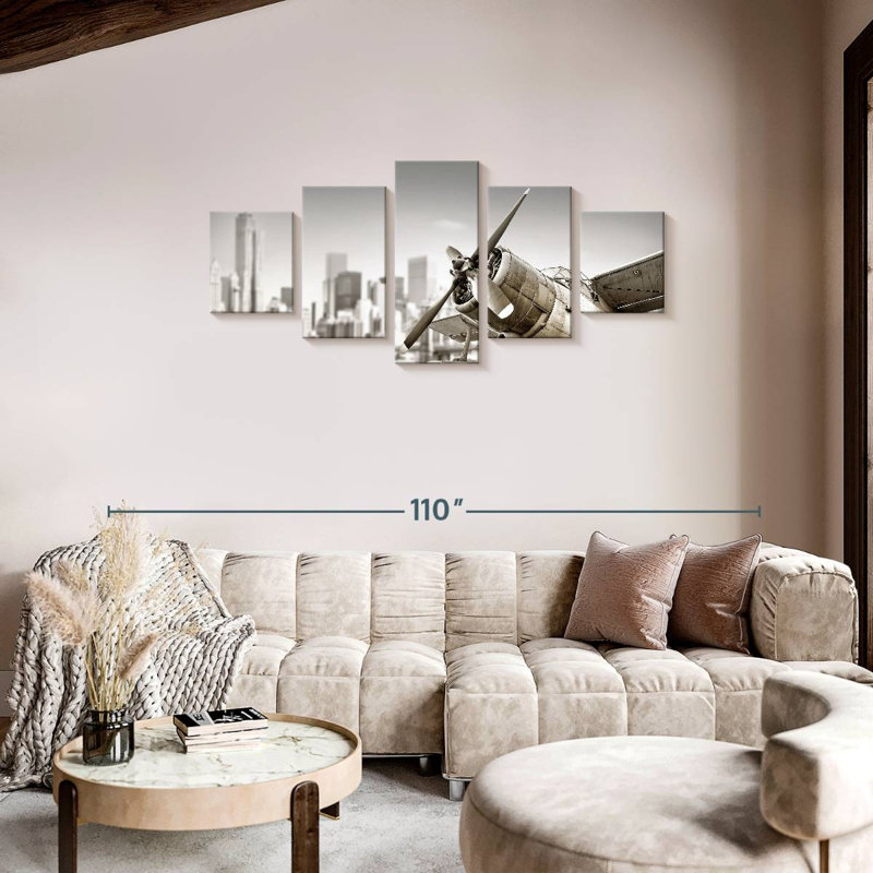 Rustic Airplane, 34" H x 74" W