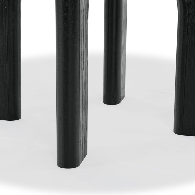 Olivetta Round Dining Table, Black