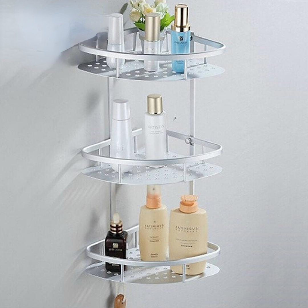 Kaseta Drill & Screw Mount Stainless Steel Shower Caddy Rebrilliant Size: 22.83 H x 19.69 W x 5.91 D