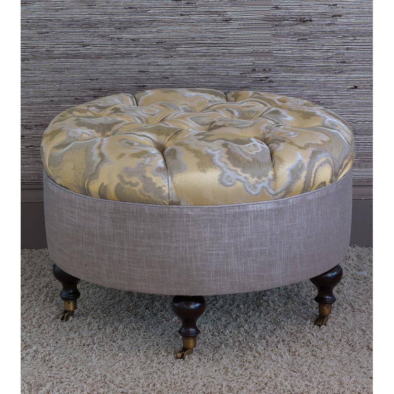 Amal Round Ottoman