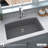 Karran Undermount Quartz Composite 32'' X 19-1/2'' Single Bowl Kitchen Sink-35699387