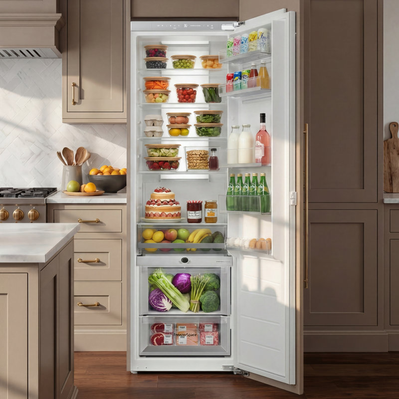Ca'Lefort 22-in 10.9 cu ft Panel Ready Built-In All Refrigerator with Humidity Control