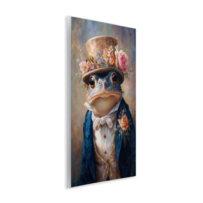 Plaque murale Victorian Toad Portrait, design par Wumples