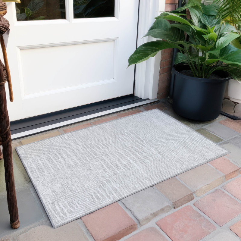  Tapis vert intérieur / extérieur lavable à la machine Chantille ACN990, Rectangle 1'8" x 2'6"