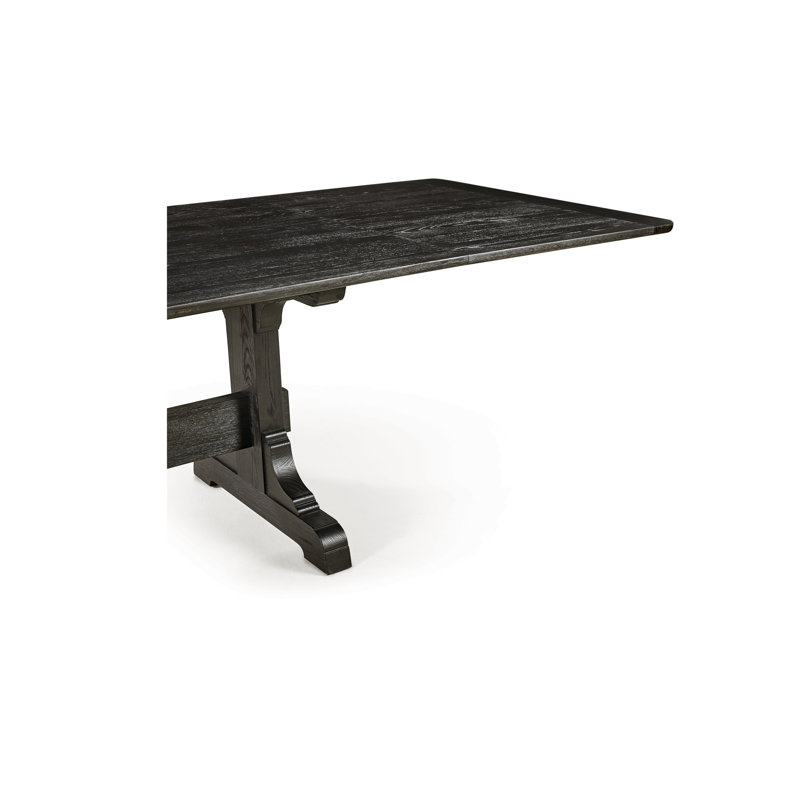Epoch Solid Oak Dining Table, Ebonized Oak